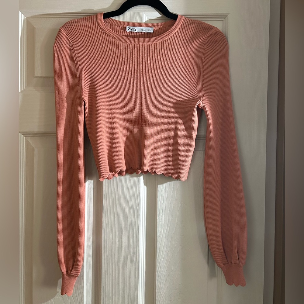 Zara Ribbed Crop